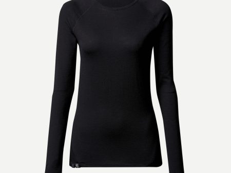 Women’s T-Shirt Long-sleeved 100% Merino Wool - MT500 Online now