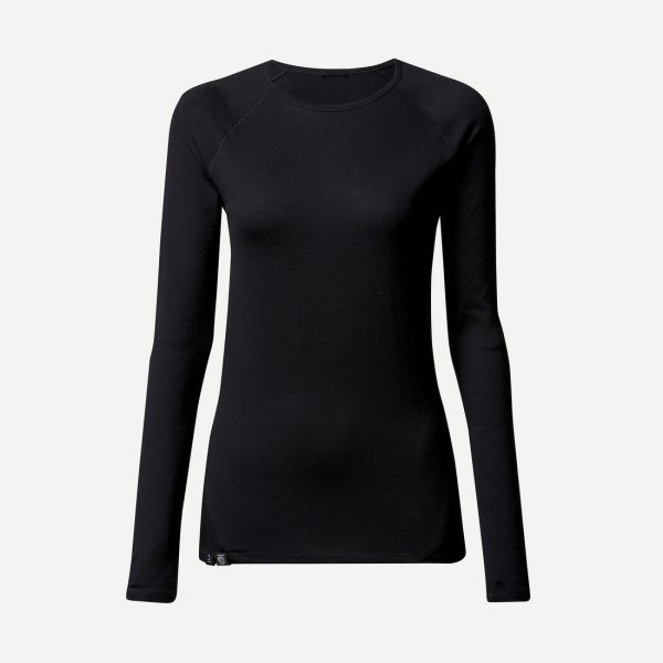 Women’s T-Shirt Long-sleeved 100% Merino Wool - MT500 Online now