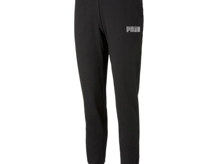 Puma Mass Merchants Style Women s Sweatpants FL - Black on Sale