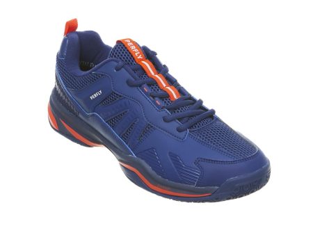 MEN BADMINTON SHOES BS PERFORM 590 NAVY BLUE For Discount