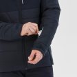 100 Warm Men s Ski Jacket Mid-length  - Navy Blue Hot on Sale