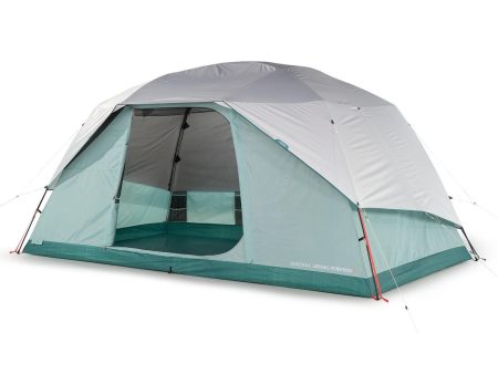 Ultrafresh Camping Tent w  Poles 6 Person - Arpenaz 6 on Sale