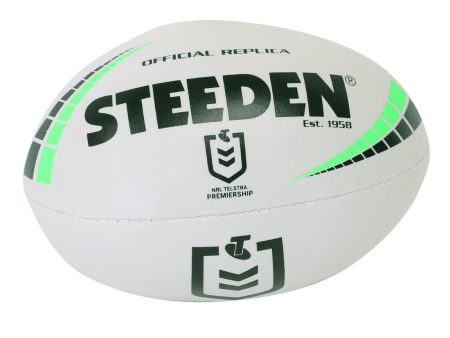 Steeden NRL Premiership Replica Sponge Rugby Ball - 6-inch Cheap