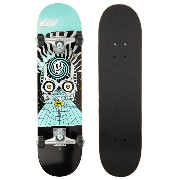 Kid s Mid Skateboard Ages 8-12 Size 7.5  - CP100 Geometric Sale