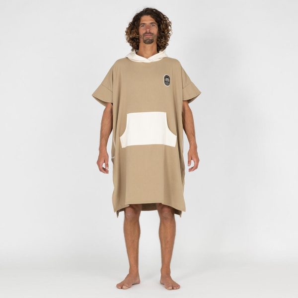 Adult Surf Poncho 86 x 110cm - 500 Sand Fashion