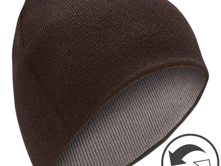 Skiing Reverse Hat - Black Grey Hot on Sale