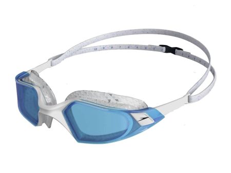 Speedo Aquapulse Pro Dyed Lenses Swimming Goggles - White Blue Supply