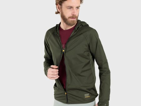 Men s Trail Running Long-Sleeved Windproof Jacket Online Sale