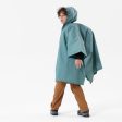 Kid s Hiking Rain Poncho 10L 126-156cm - Blue Green Online Hot Sale