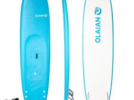 Foam Mini Mal Surfboard 8 2  + Leash & 3 Fins - 100 Online