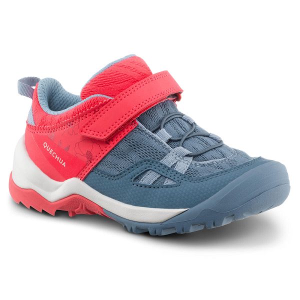 Kid s Hiking Boots Low Riptab - Crossrock Pink Blue Online Hot Sale