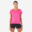 Women s Running Breathable T-Shirt KIPRUN Run 100-Fuchsia pink Online Hot Sale