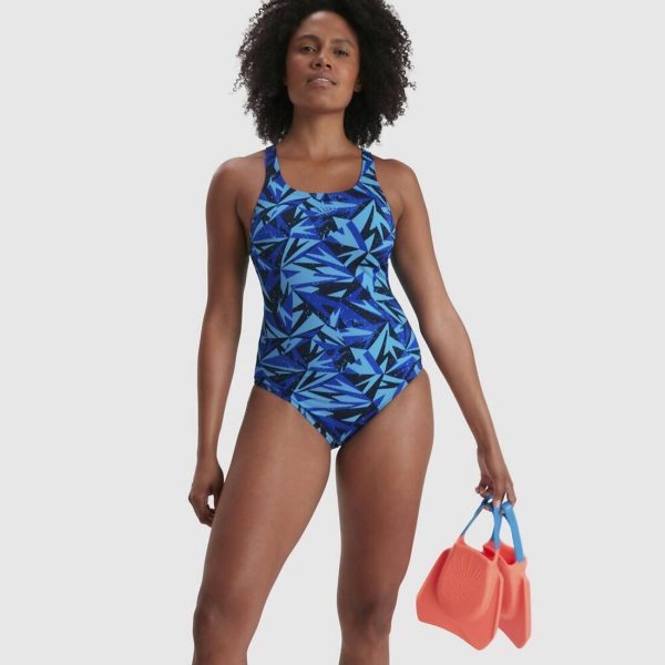 Speedo Women s Hyperboom Allover Medalist Swimsuit Sale