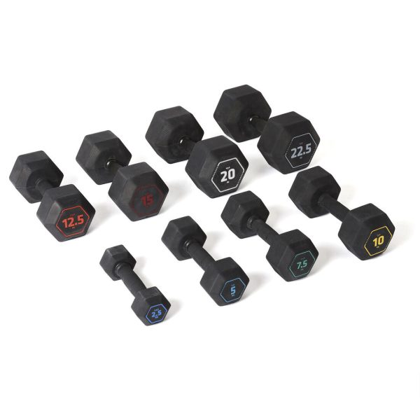 Weight Training & Cross Training Hex Dumbbell 2.5 kg - Black Online Sale