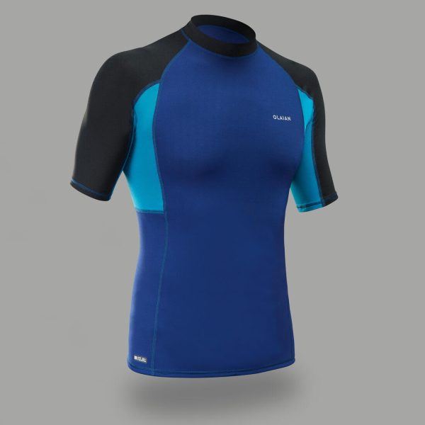 Men s Surfing Top T-Shirt Short-sleeved UV Protection - 500 Sale