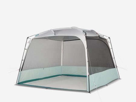 Camping Living Room w  Poles 10 Person - Arpenaz Base Ultrafresh For Cheap