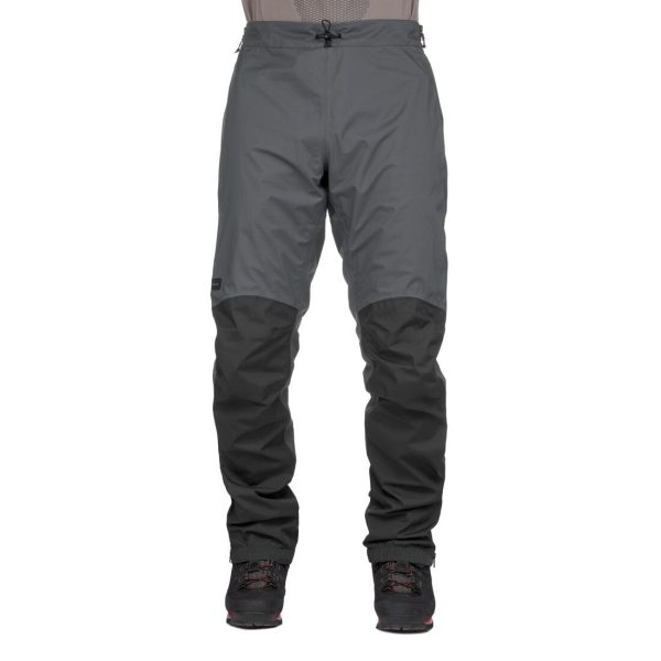 Men’s Mountain Trekking Overtrousers Waterproof - Trek 500 Dark Grey For Cheap