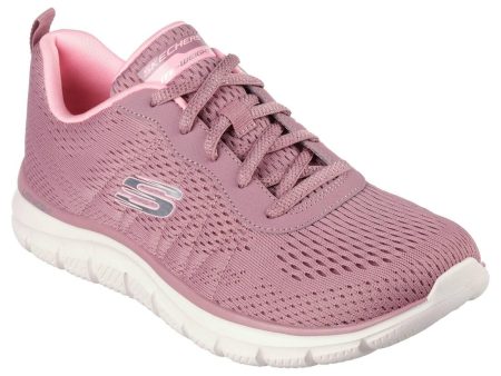 Skechers Women s Walking Shoes Track - New Staple Dark Rose For Sale