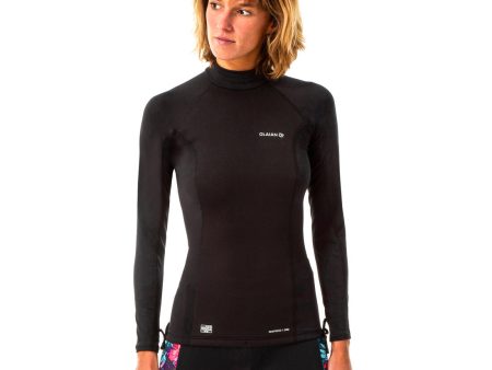 Women s Long-Sleeve Neoprene Anti-UV Surfing Top Online