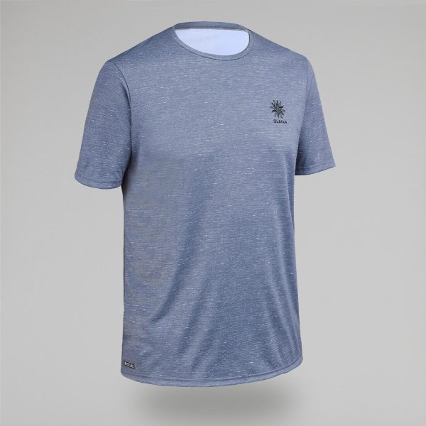 Men’s Surfing Water T-Shirt Top Short-Sleeved Anti-UV - Grey Online Sale