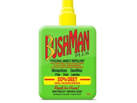 Bushman Plus Personal Insect Repellent Pump Spray 100ml Online now