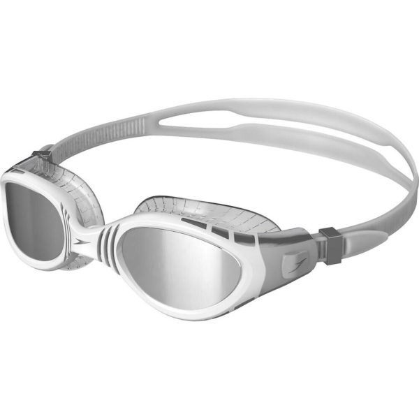 Speedo Adult Futura Biofuse Flexiseal Mirror Goggles - Grey Silver Hot on Sale