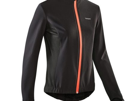 100 Women s Winter Road Cycling Jacket - Black Online Hot Sale