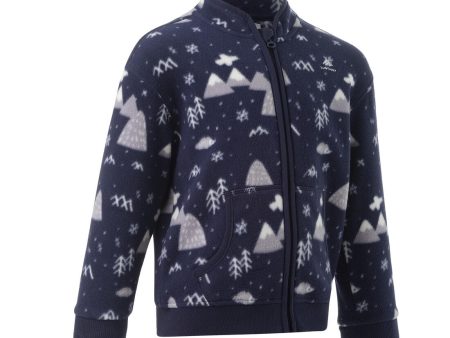 Kid s Fleece Jacket - MH150 Navy Sale