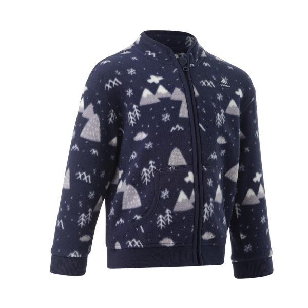 Kid s Fleece Jacket - MH150 Navy Sale