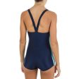 Girl s Swimsuit Shorty - Vega 100 Turquoise Blue For Discount