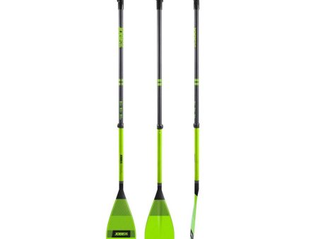 Jobe Fiberglass SUP Paddle Lime 3-piece Online now