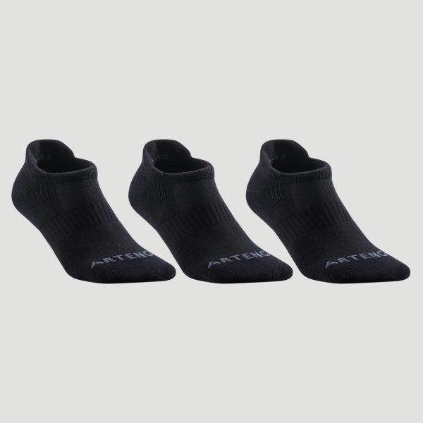 Adult Racquet Sports Socks Low 3-pack - RS 500 Supply