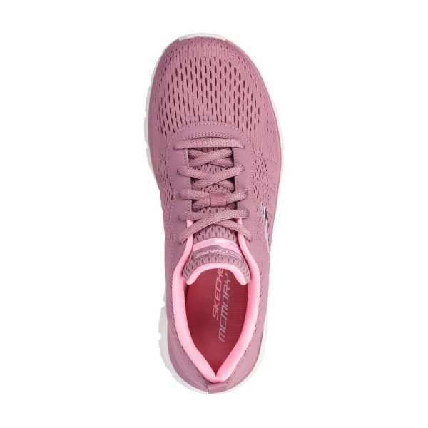 Skechers Women s Walking Shoes Track - New Staple Dark Rose For Sale