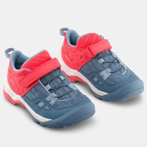 Kid s Hiking Boots Low Riptab - Crossrock Pink Blue Online Hot Sale