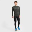 Men s Trail Running Long-Sleeved Seamless Jersey - Khaki Online