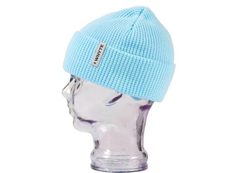 Whyte Label Waffle House Beanie - Powder Blue Cheap