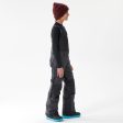 Bib 500 Boy s Durable Snowboard Salopettes - Waterproof - Black Online Hot Sale