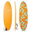 Kid s Foam Hybrid Surfboard 6  + Leash & 3 Fins - 500 Hot on Sale