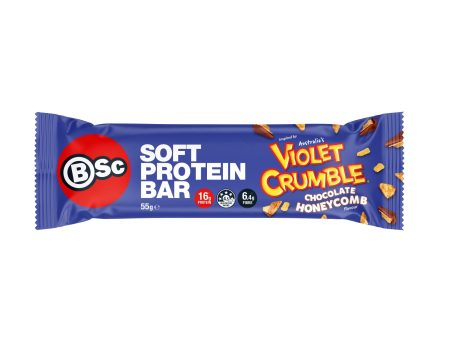 Violet Crumble Soft Protein Bar - 55g Chocolate Honeycomb Cheap