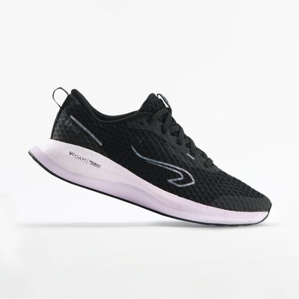 Women’s Running Shoes - Kiprun KD500 2 Black Mauve on Sale