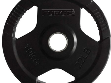 Force USA 10kg 51mm Olympic Rubber Weight Plate Online now