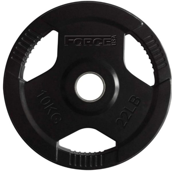 Force USA 10kg 51mm Olympic Rubber Weight Plate Online now