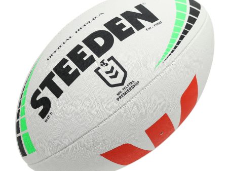 Steeden NRL Premiership Replica Rugby Ball 2023 Cheap