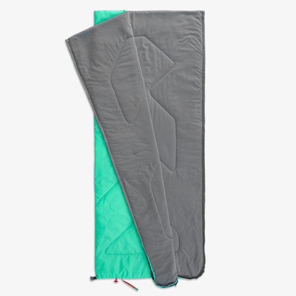 Quechua MH100 Kid s Sleeping Bag 20°C - Turquoise on Sale