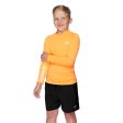 Speedo Boy s Orange Long Sleeve Rash Top Discount