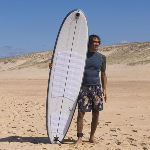 Compact Inflatable Longboard Surfboard 7 6  (without pump or leash) For Cheap