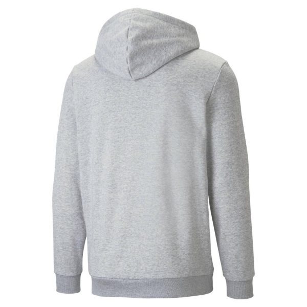 Puma ESS+ 2 Col Big Logo Men s Hoodie FL - Light Grey For Discount