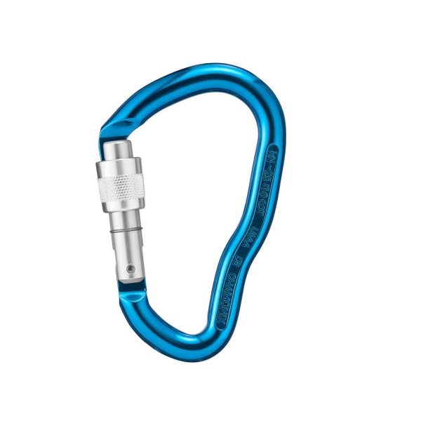 Climbing & Mountaineering Secure Screw Snap Hook - Goliath HMS Blue Sale