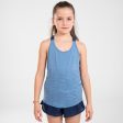 Girl s Running Tanktop Seamless - Kiprun Care Blue For Cheap