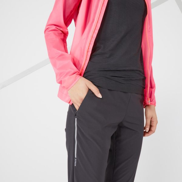 Women s Running Trousers Fitted - Kiprun Light Black Online